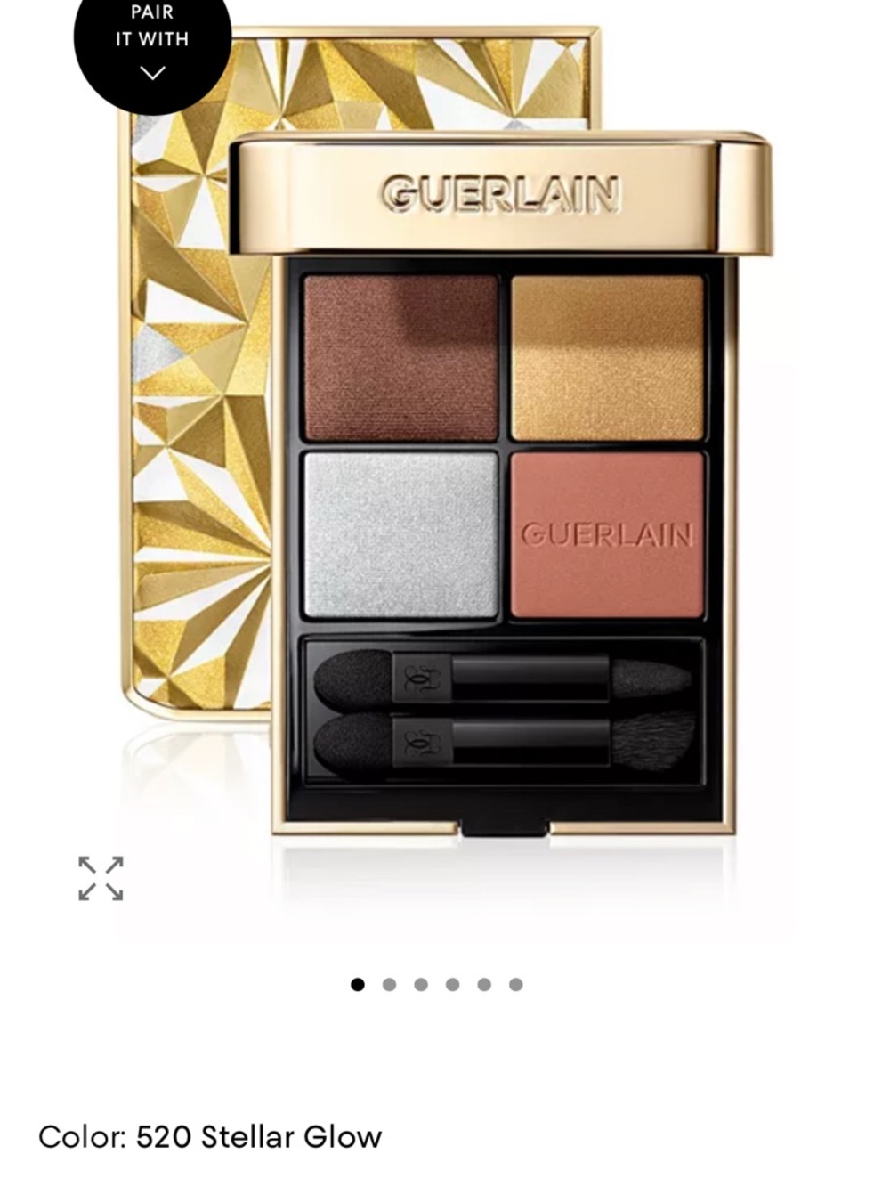 GUERLAIN Luxe Quad Eyeshadow Palette — .Color 520 Stellar Glow - Picture 3 of 3